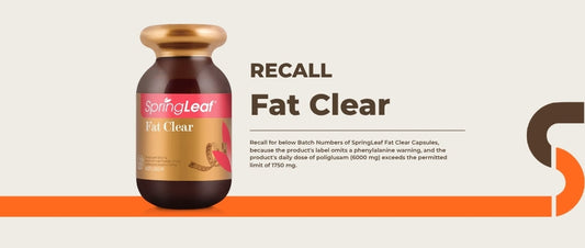 Recall for SpringLeaf Fat Clear Capsules