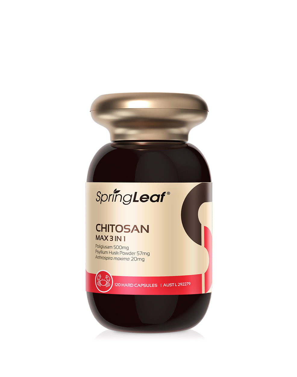 SpringLeaf Chitosan Max 3 in 1 120s