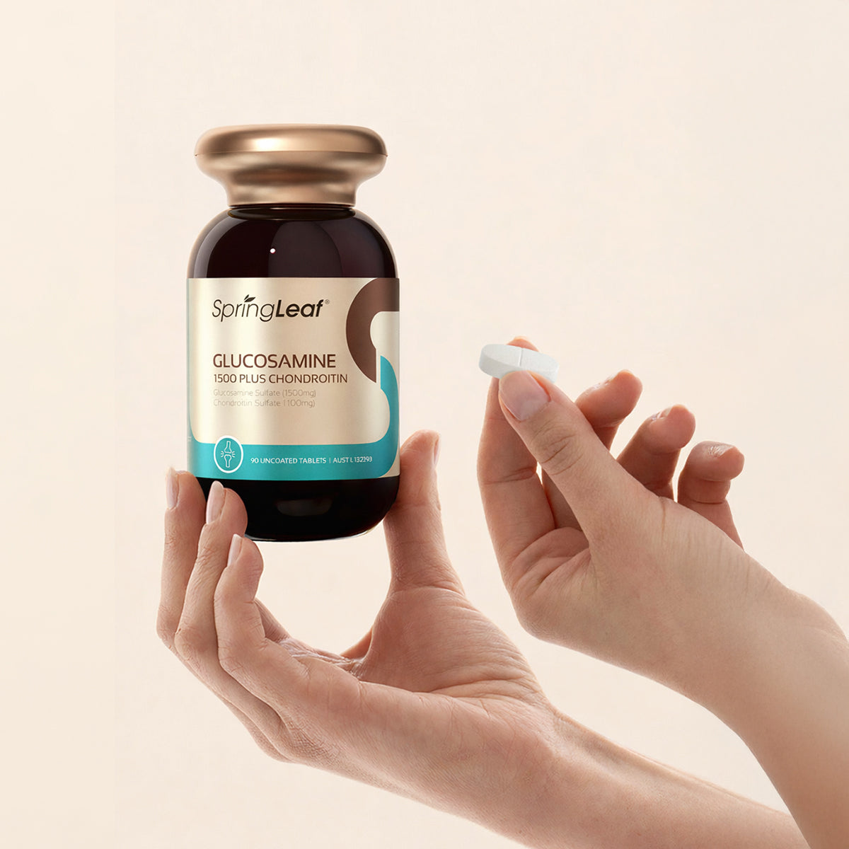 SpringLeaf Glucosamine 1500 Plus Chondroitin