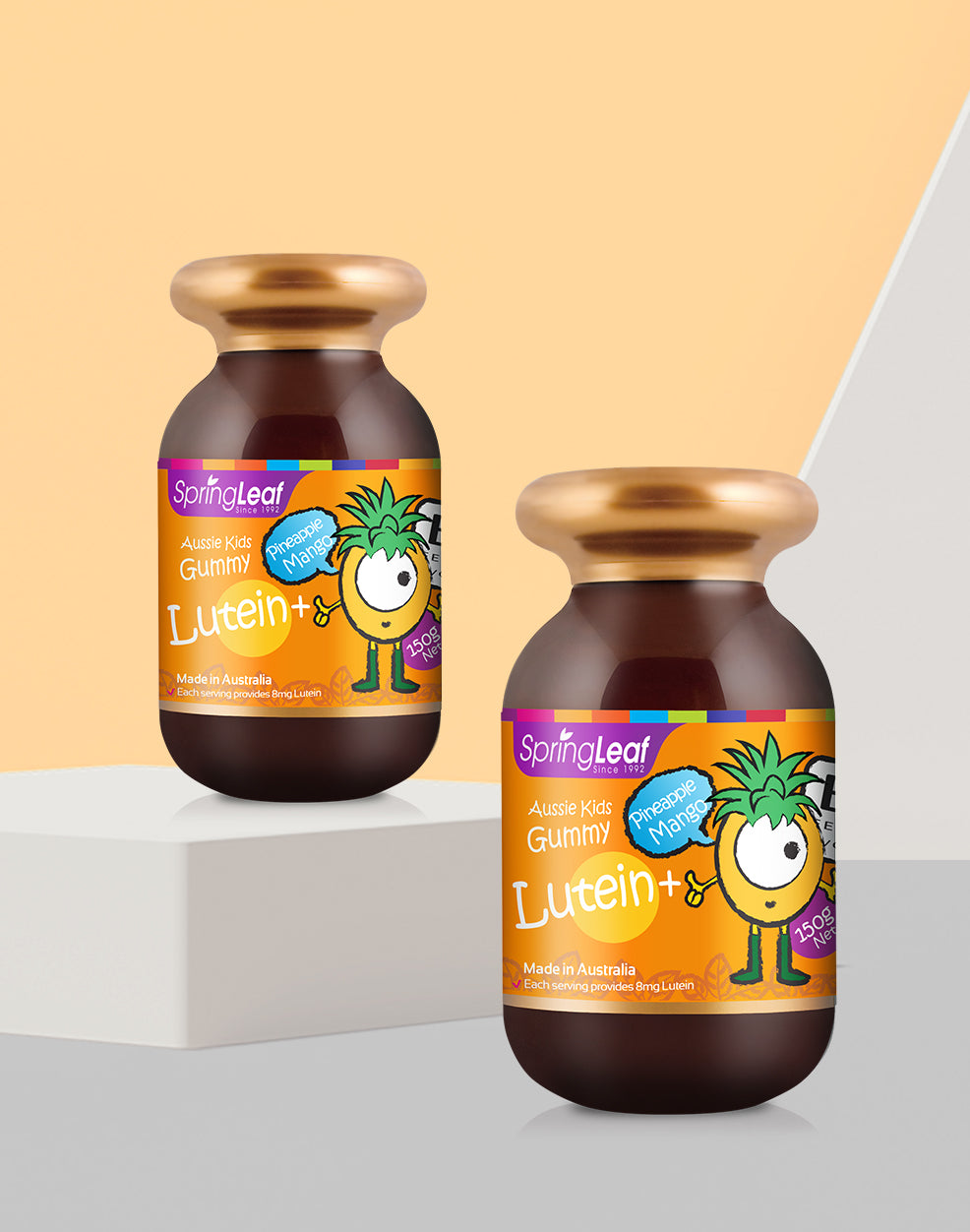 SpringLeaf Aussie Kids Lutein+ 150g Gummy (Pineapple Mango)