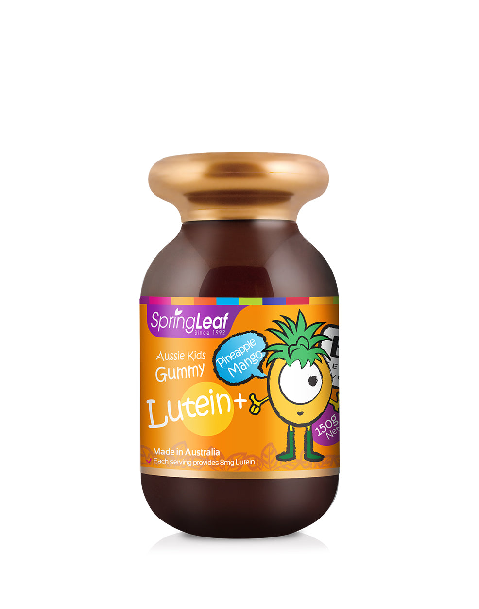 SpringLeaf Aussie Kids Lutein+ 150g Gummy (Pineapple Mango)