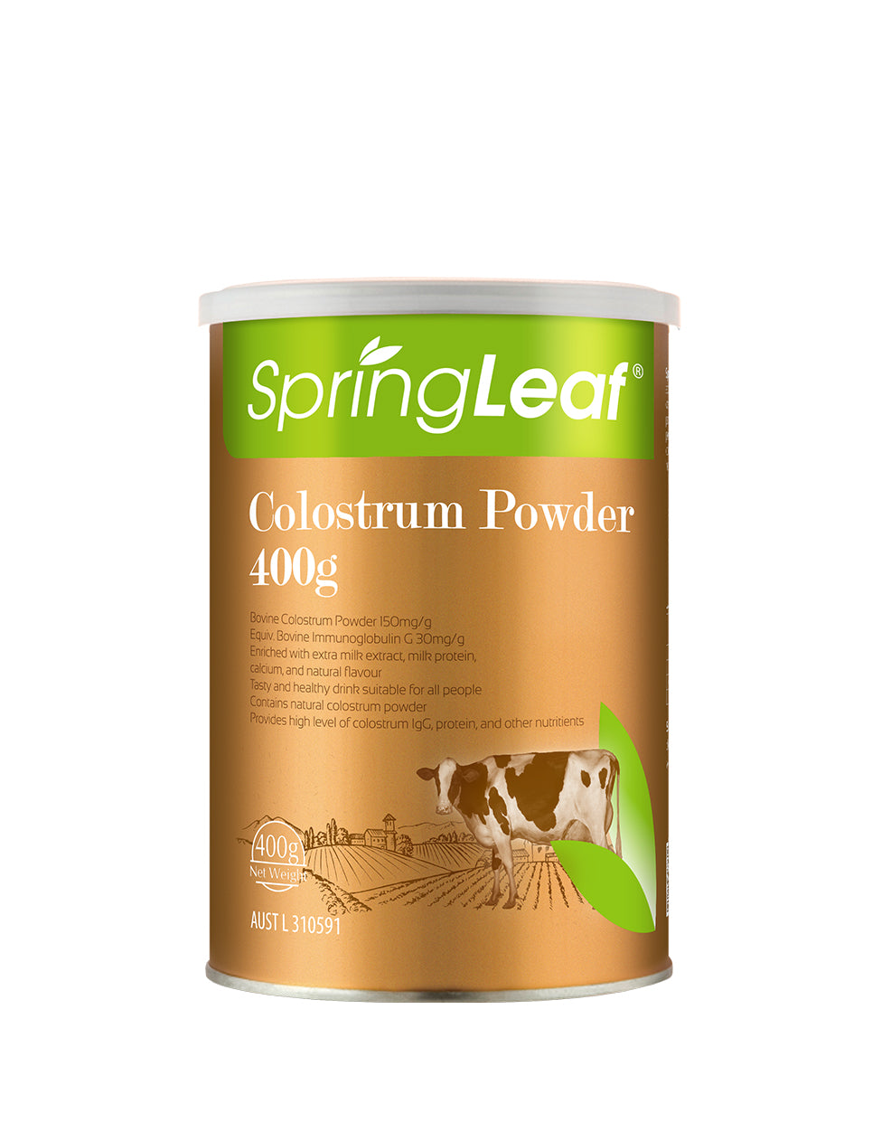 SpringLeaf Colostrum Powder 3000mg IgG