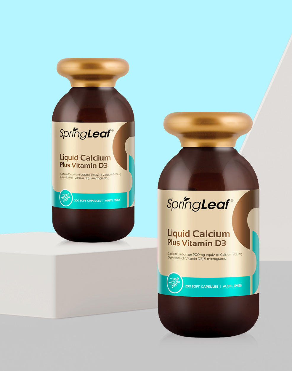 SpringLeaf Liquid Calcium Plus Vitamin D3