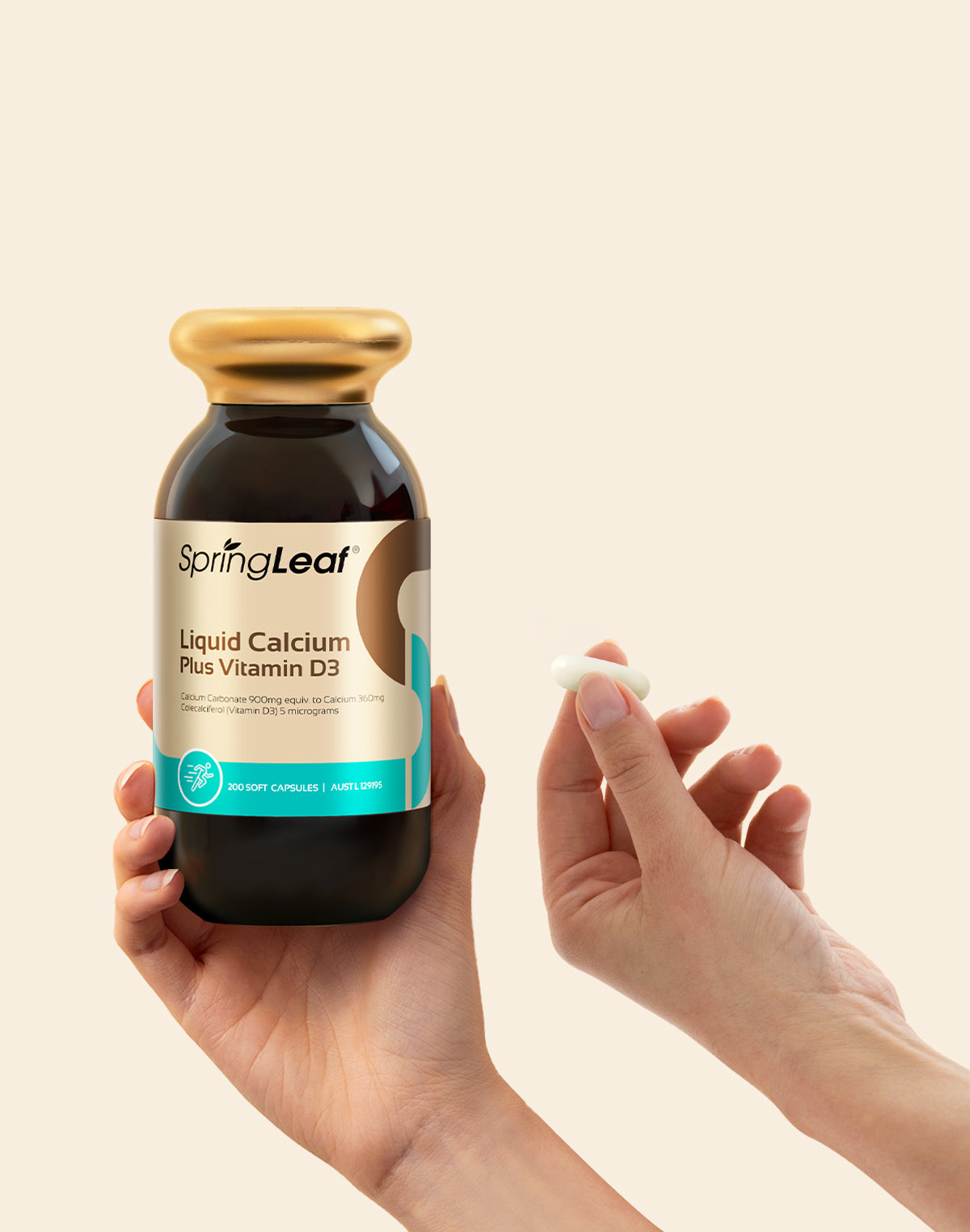 SpringLeaf Liquid Calcium Plus Vitamin D3