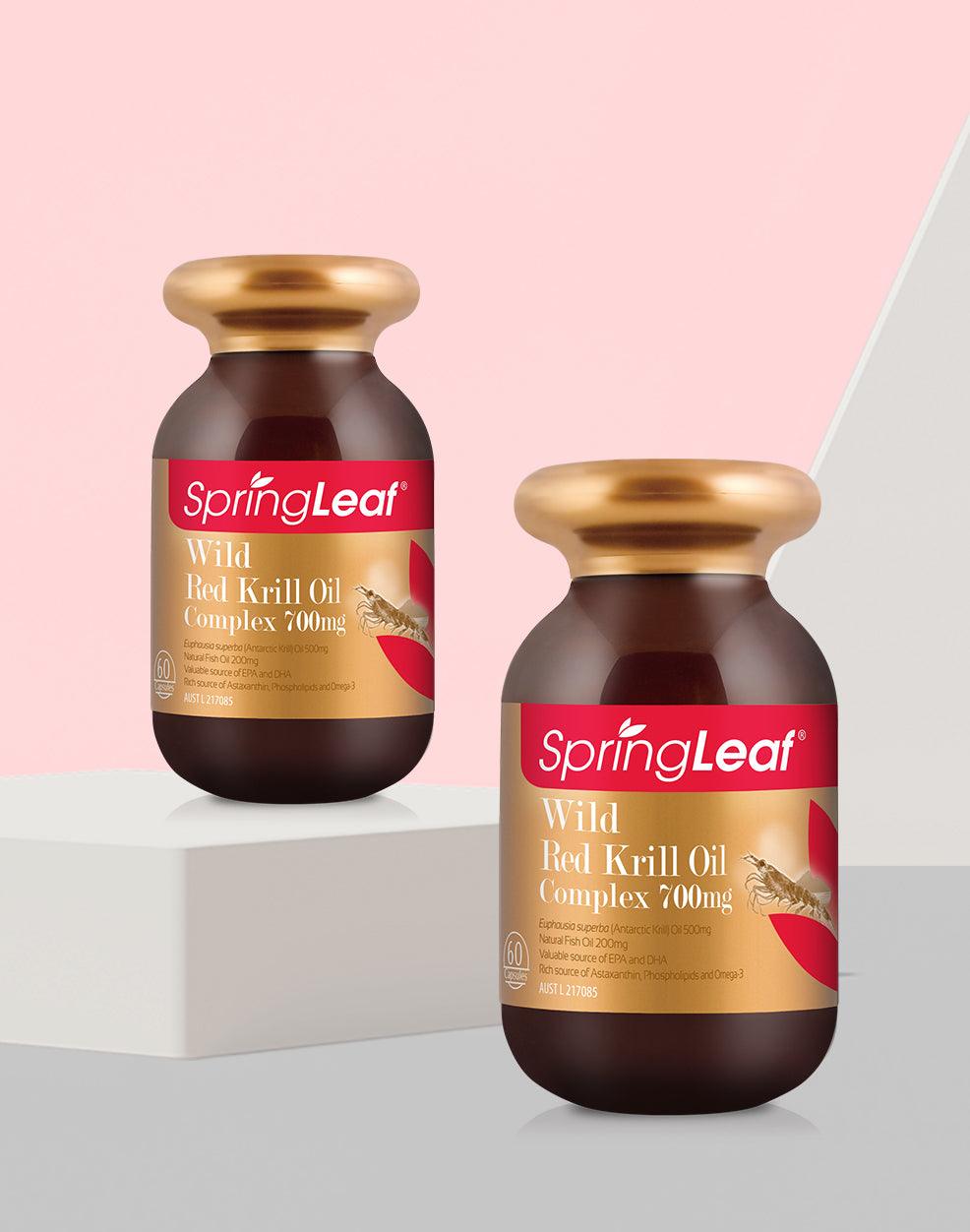 SpringLeaf Wild Red Krill Oil Complex 700mg